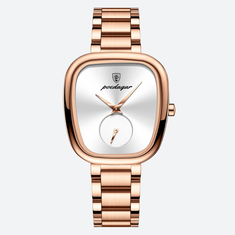 damski zegarek wodoodporny - Biały - Montre Vintage Femme