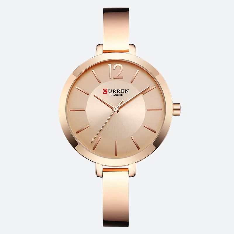 Zegarek damski Curren Blanche rose gold minimalistyczny