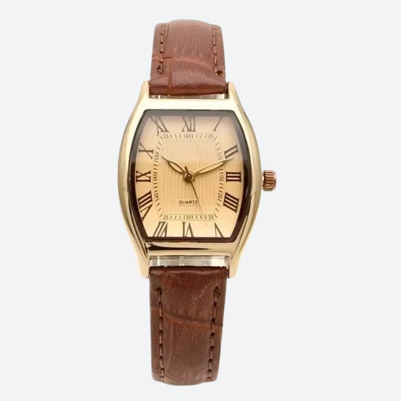 Montre vintage femme Étanche Tonneau - Montre Vintage Femme
