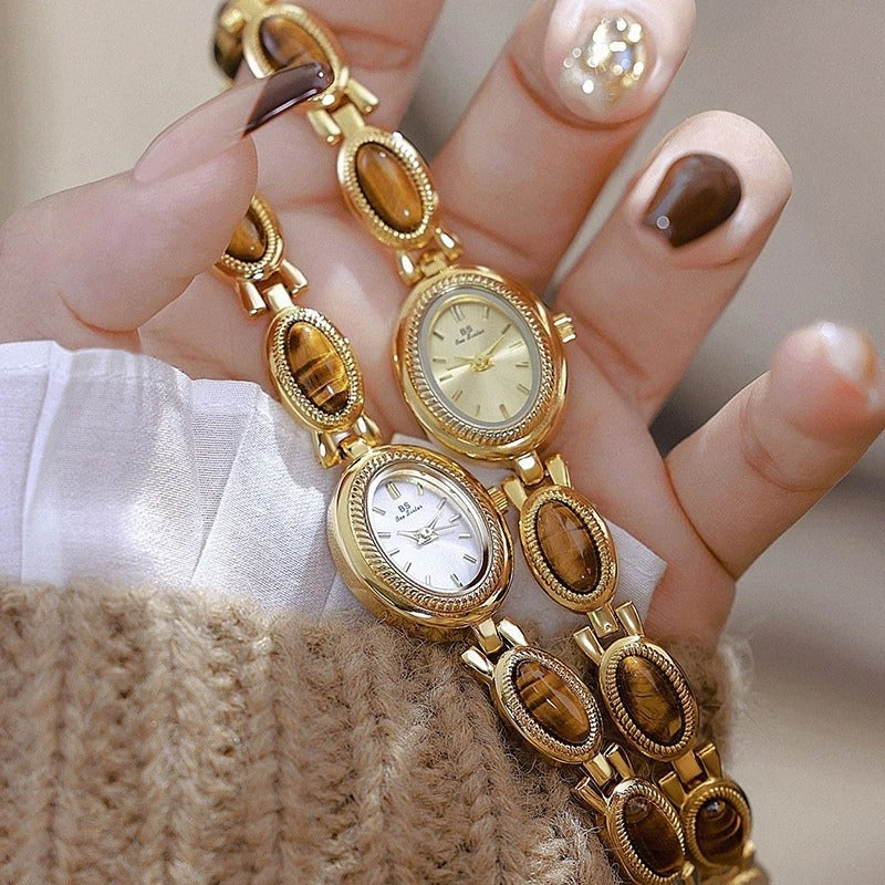 Montre Vintage Ovale pour Femme - Montre Vintage Femme