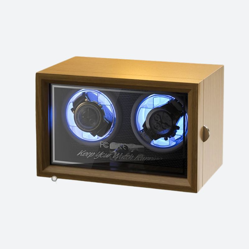 Remontoir automatique Bois et LED - Remontoir Montre Automatique