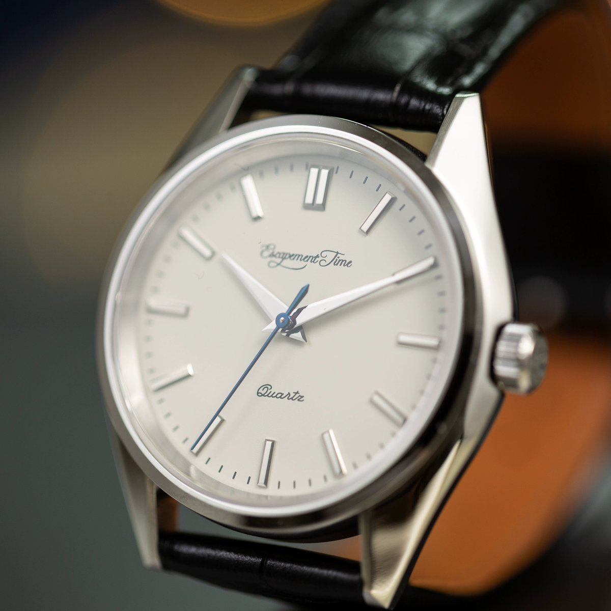 zegarek męski vintage - Czarny - Montre Vintage Homme