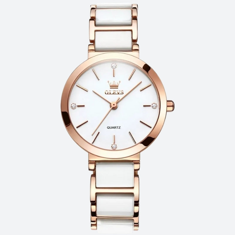 Zegarek okrągły - Złoty - Montre Vintage Femme